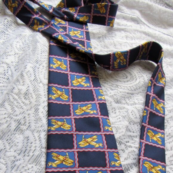 Christian Dior Monsieur Men's Tie Navy/Blue, length 58" ,Silk, Hand Made, Italy - Picture 7 of 7